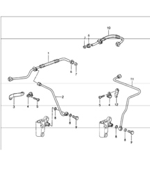 oil supply, chain adjuster 964 TURBO M30.69 1991-92