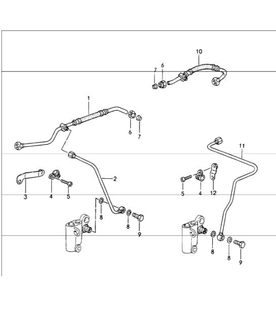 Diagram 104-02 Porsche Cayenne Turbo 4.5L 2003>> Motore