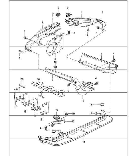 Diagram 105-12 Porsche 964 (911) (1989-1994) Engine