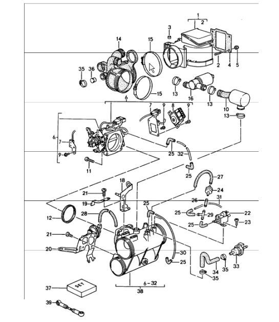 Diagram 107-02 Porsche 卡宴 S/GTS 4.8L 2007>> 引擎