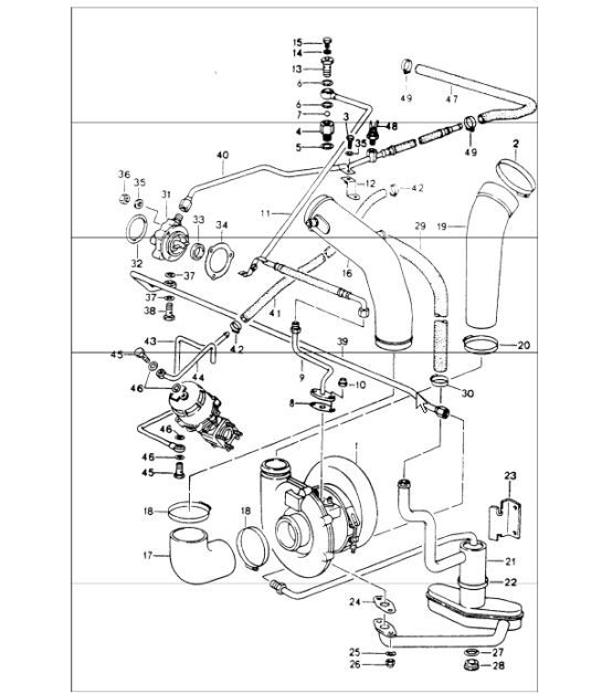 Diagram 107-40 Porsche 996 C4 3.6L 09/01-2005 Motor