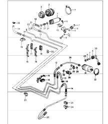 sistema de combustible 964 1989-94