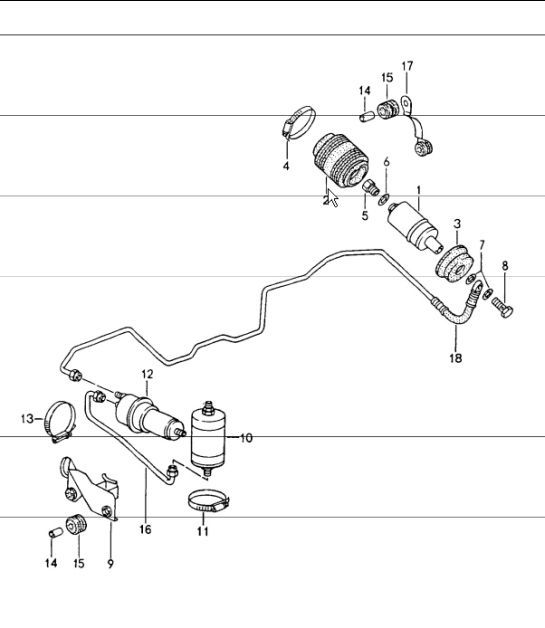 Diagram 201-10 Porsche 卡宴 Coupe E-Hybrid V6 3.0L 340Hp 