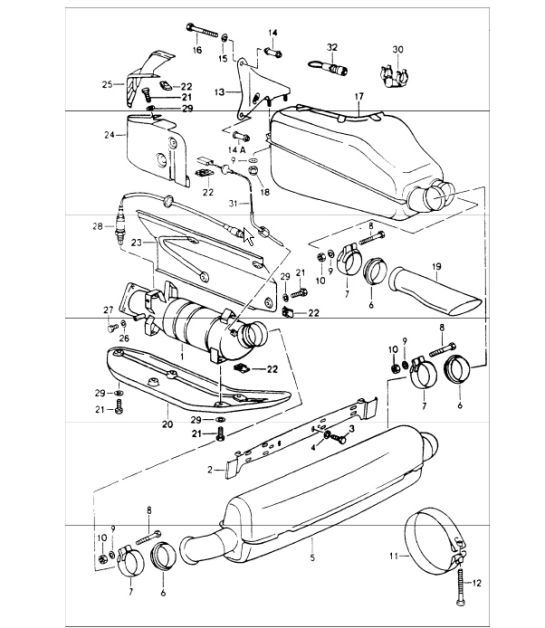 Diagram 202-00 Porsche Cayenne Coupé S V6 2.9L Gasolina 440 CV 