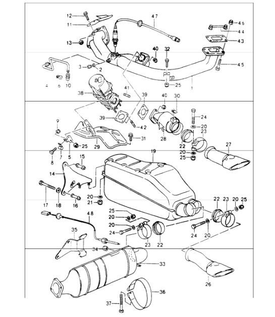 Diagram 202-15 Porsche Cayenne V6 3.0L Gasolina 353Cv 