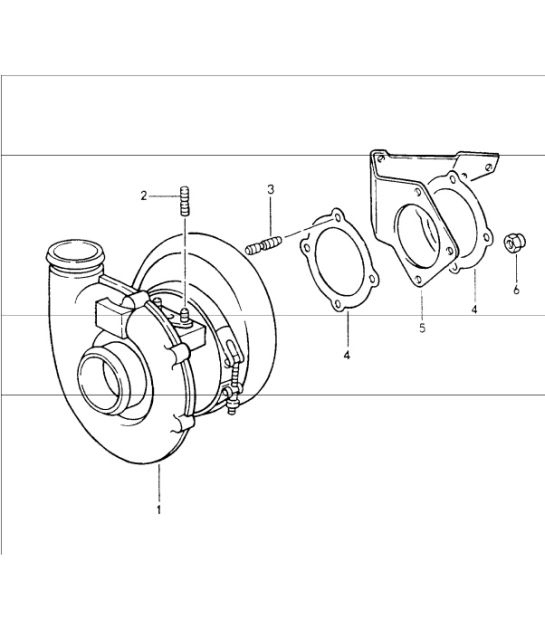 Diagram 202-16 Porsche Cayman S 3.4L 981 2013-16 Fuel System, Exhaust System