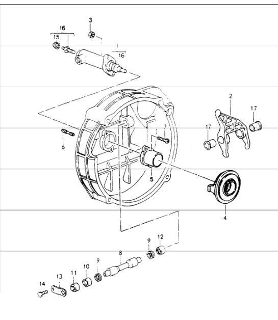 Diagram 301-10 Porsche 991 Cabriolet 4 3.0L (370 ch) Transmission