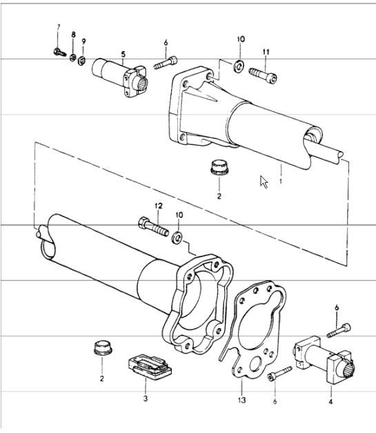 Diagram 301-15 Porsche Panamera Turbo S V8 4.8L 传播