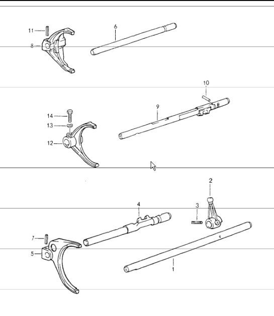 Diagram 304-00 Porsche Panamera Diesel V6 3.0L Transmission