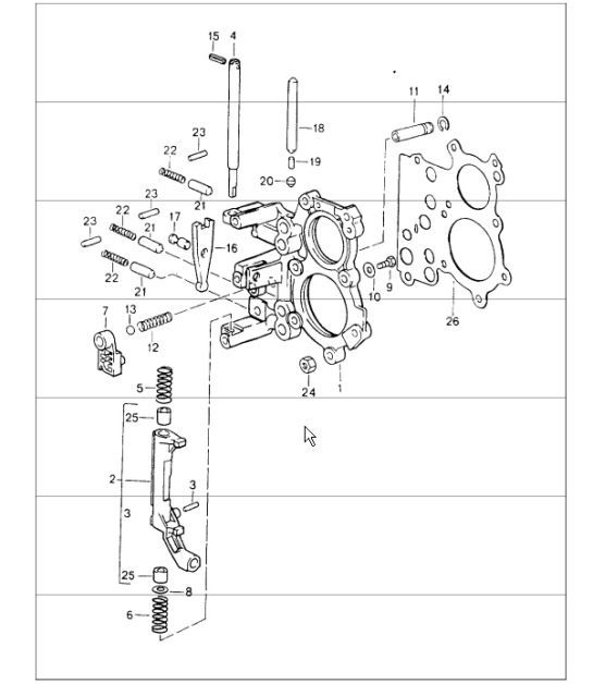 Diagram 304-05 Porsche 997 MKII Turbo 2009>> Transmission