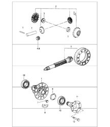 前桥主减速器差速器 964 CARRERA 4 1989-94