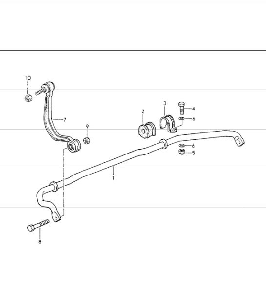 Diagram 402-05 Porsche 996 (911) (1997-2005) Front Axle, Steering 