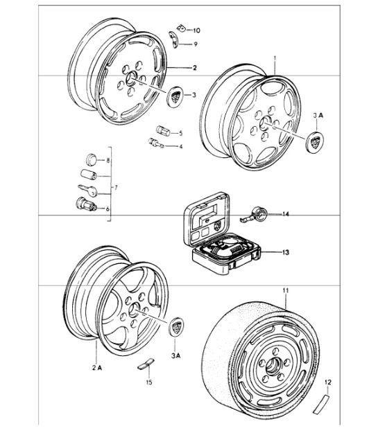 Diagram 601-00 Porsche Macan (95B) MK2 2019-2021 