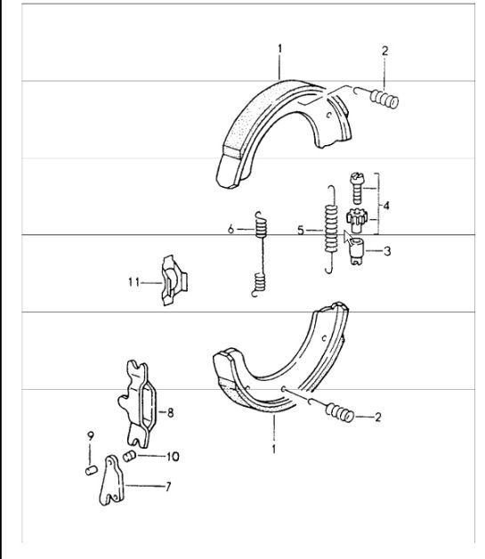 Diagram 603-06 Porsche 卡宴 92A（958） 2010-2017 车轮、制动器