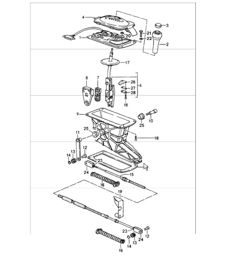 selector lever tiptronic 964 UPTO 1991