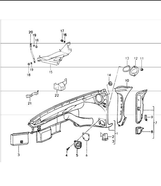 Diagram 801-20 Porsche 997 (911) MK1 2005-2008 Body