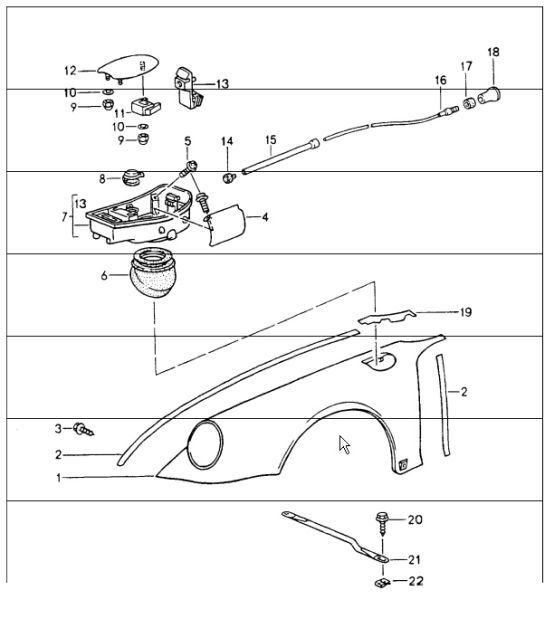 Diagram 801-30 Porsche Cayenne S 4.5L V8 2003>> Body