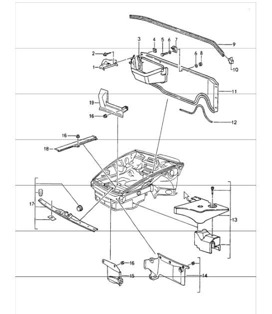 Diagram 801-43 Porsche Cayenne 3.2L V6 2003>> Body