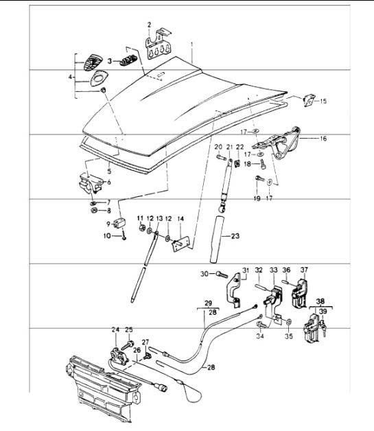 Diagram 803-00 Porsche Boxster 718（982） 2017 年>>  车身