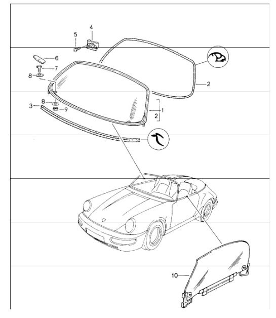 Diagram 805-10 Porsche Cayenne Turbo E-Hybrid Coupé V8 4.0L 739Hp 