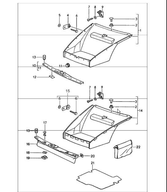 Diagram 807-00 Porsche Cayenne Coupe Turbo V8 4.0L Petrol 550Hp 
