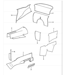 interior equipment adhesive carpets 964 1989-94