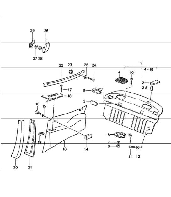 Diagram 807-05 Porsche Cayenne V6 3.0L Petrol 353Hp 