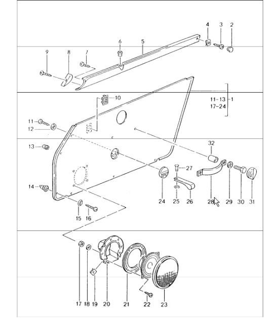 Diagram 807-13 Porsche 卡宴 Turbo S 4.5L 2006>>  车身