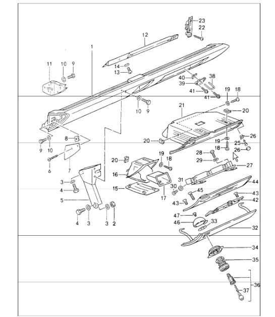 Diagram 809-03 Porsche Cayenne Turbo 4.5L 2003>> Body