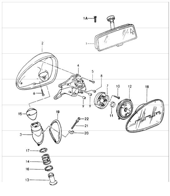 Diagram 809-13 Porsche Panamera GTS V8 4.8L  车身