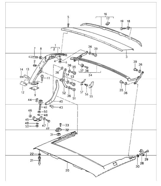 Diagram 811-12 Porsche Cayman 718 (982) 2017>> Carrozzeria