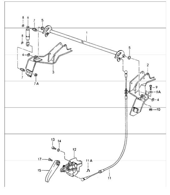 Diagram 811-36 Porsche Cayenne Turbo S V8 4.8L 汽油 550HP  车身