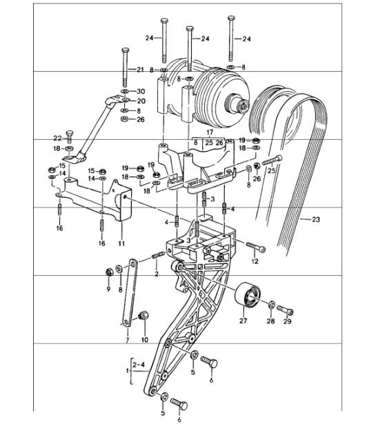 Diagram 813-22 Porsche Cayenne Turbo S E-Hybrid V8 4.0L 550Hp 