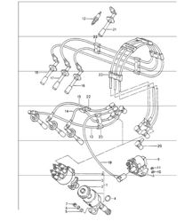 engine electrics 1 for 964 TURBO  M30.69 and M64.50 1991-94