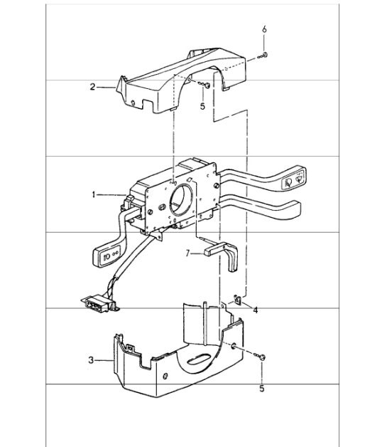 Diagram 903-10 Porsche 993 (911) C2S 1994-97 Materiale elettrico