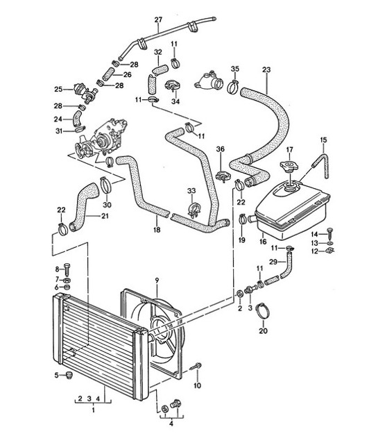Diagram 105-005 Porsche Cayenne S V8 4.2L Diésel 382 CV Motor