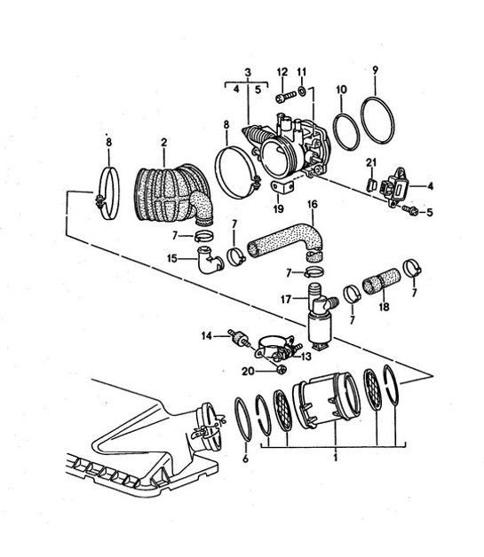 Diagram 107-000 Porsche 992 (911) MK1 2019-2024 Engine