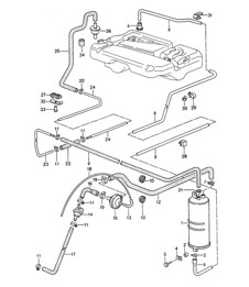 Tank ventilation 968 COUPE 1992-95