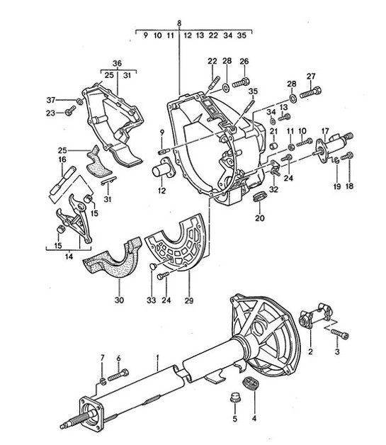 Diagram 301-000 Porsche Panamera4 V6 2.9L 