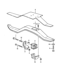 手动变速箱/变速箱悬架（型号：G44.00）968 1992-95