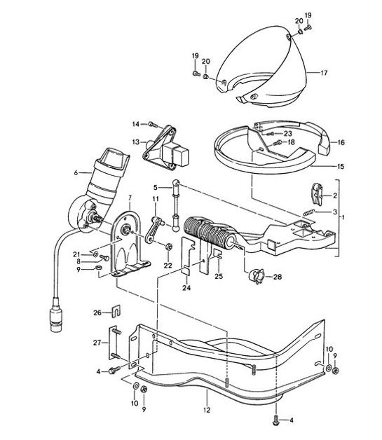 Diagram 806-000 Porsche 卡宴 E-Hybrid V6 3.0 升 V6 340 马力 
