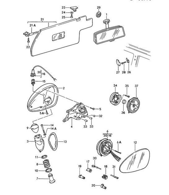 Diagram 809-005 Porsche Cayenne 3.2L V6 2003>> Carrocería