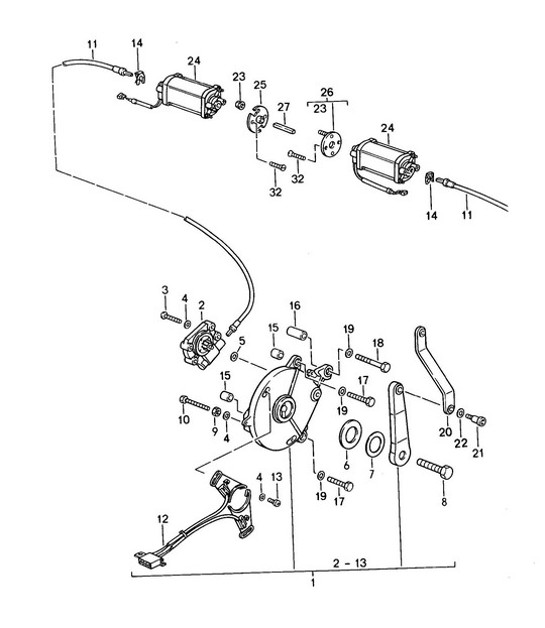 Diagram 811-030 Porsche 996 C2 3.4L 1997-08/01 Carrozzeria