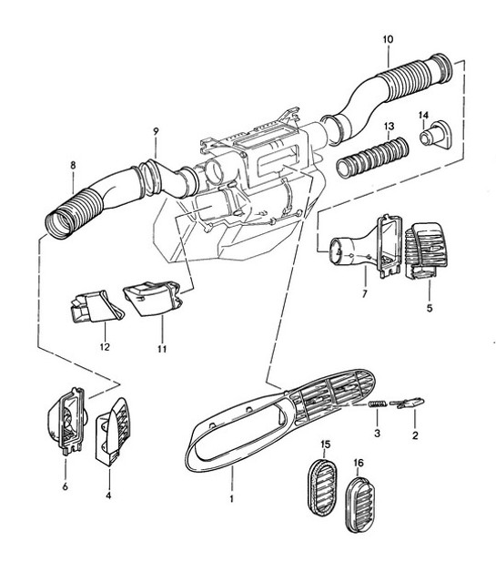 Diagram 813-010 Porsche Cayenne S 4.5L V8 2003>> Body