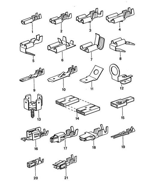 Diagram 902-052 Porsche Cayman 718 2.0L PDK (300Bhp) Electrical equipment