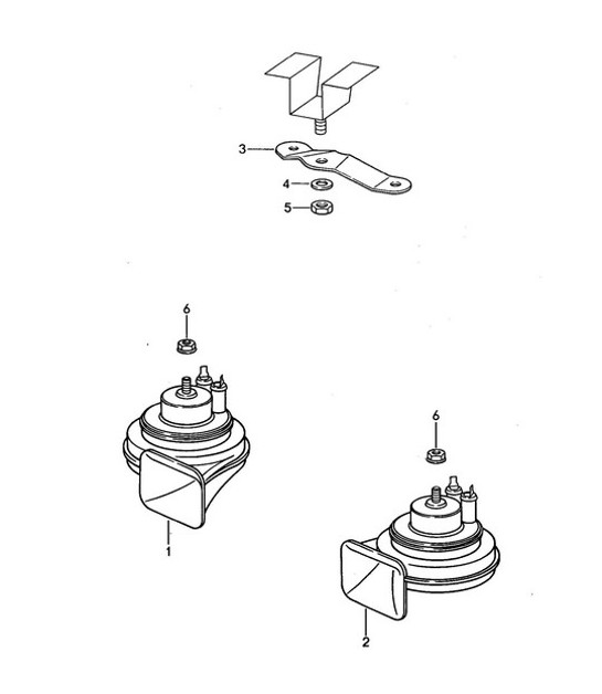Diagram 903-010 Porsche 911 和 912（1965-1989） 电子设备