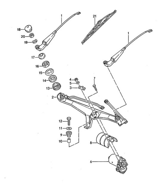 Diagram 904-000 Porsche 991 Turbo S Cabriolet 3.8L (580 CV) Equipo eléctrico