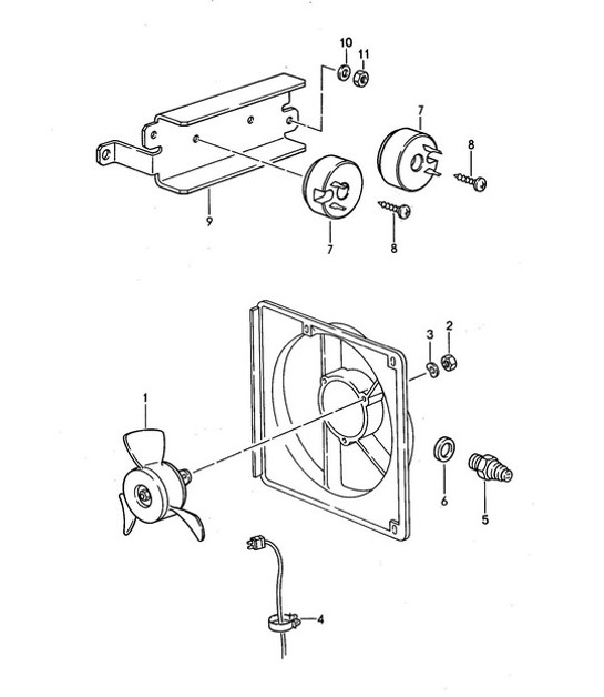 Diagram 910-000 Porsche 997 (911) MK2 2009-2012 Electrical equipment