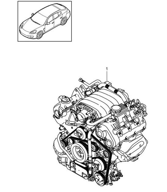 Diagram 101-015 Porsche 918 Spyder 2014-2015 