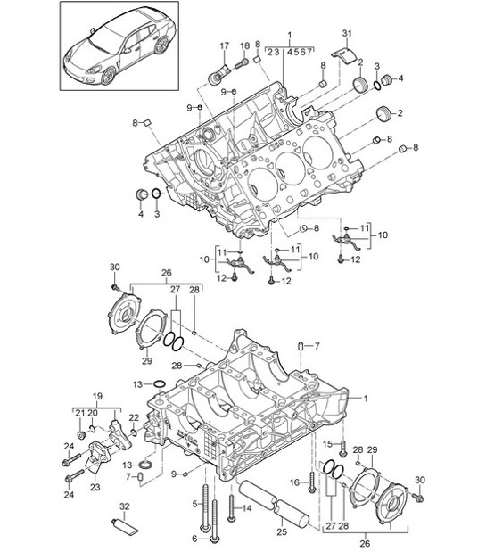 Diagram 101-045 Porsche Taycan (9J1) MK2 2024>> 